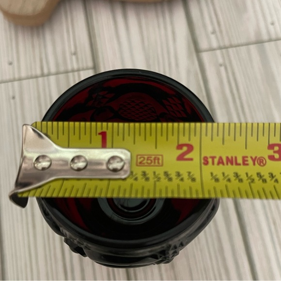 Avon 1876 Cape Cod Collection 2 Wine Glasses, Red Ruby #39 & 23. Preowned - Picture 6 of 8